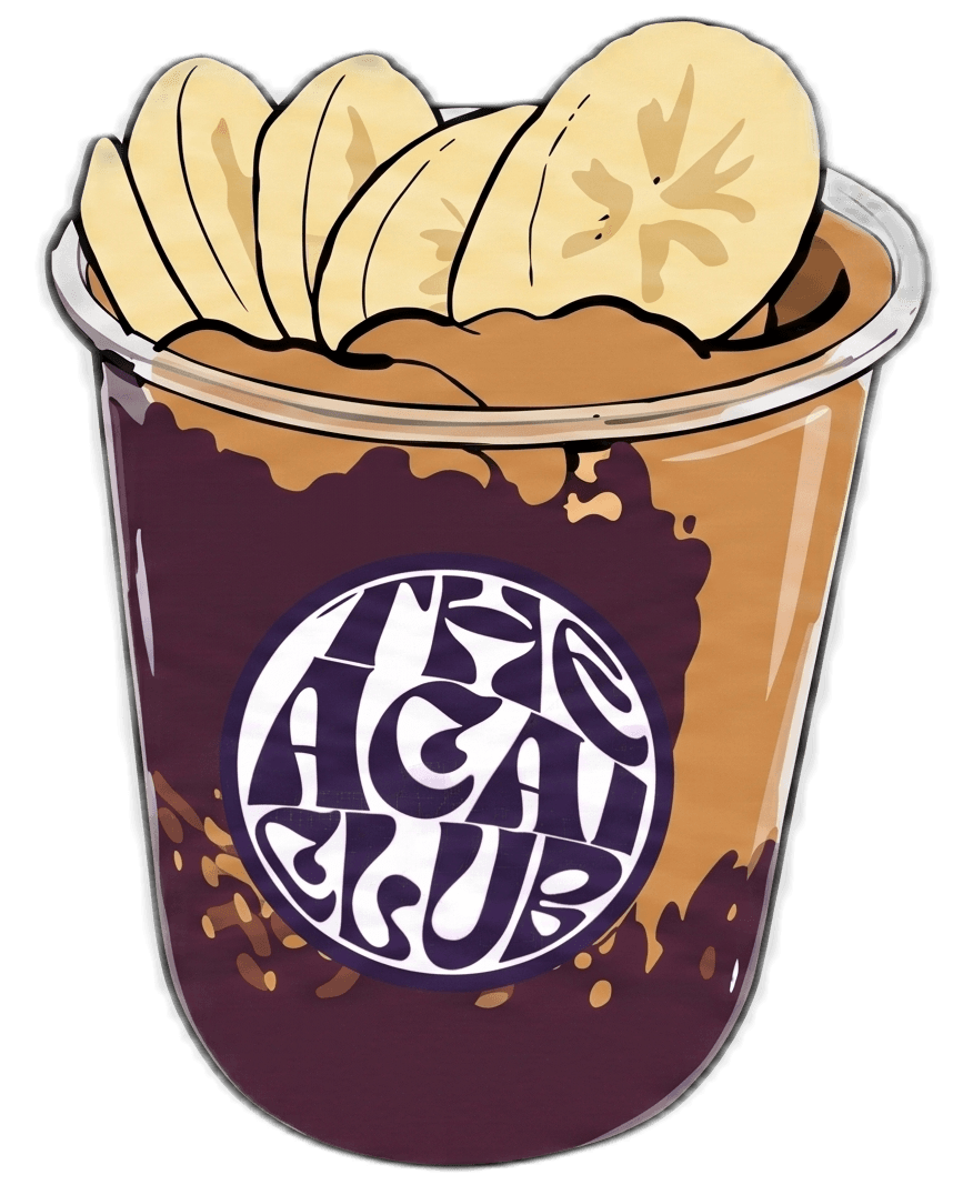 BRASÍLIA açaí bowl — Base açaí, granola, peanut butter, banana