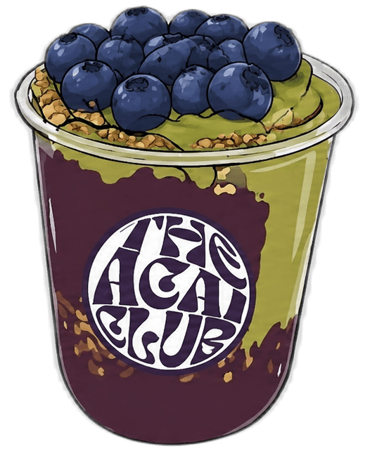 IPANEMA açaí bowl — Base açaí, pistachio cream, blueberries, granola